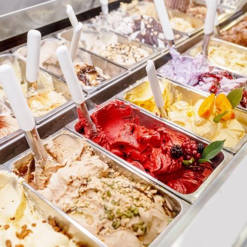 Italiaanse gelato