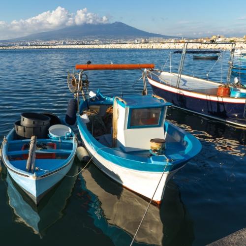 Vissersboten Castellammare di Stabia