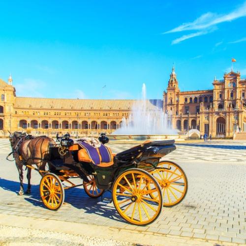 Paardenkoets in Sevilla