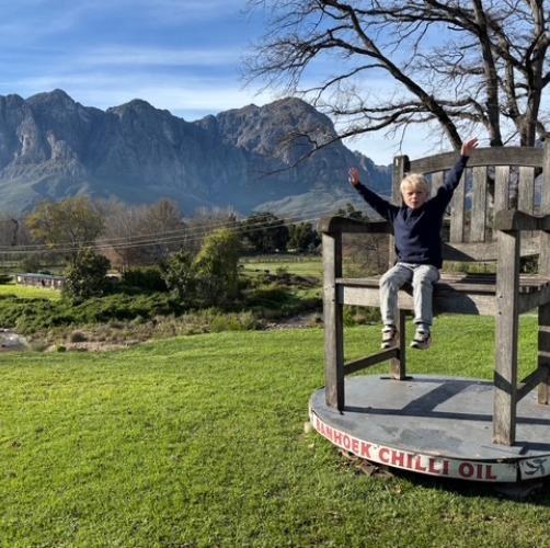 Reizigersfoto Stellenbosch