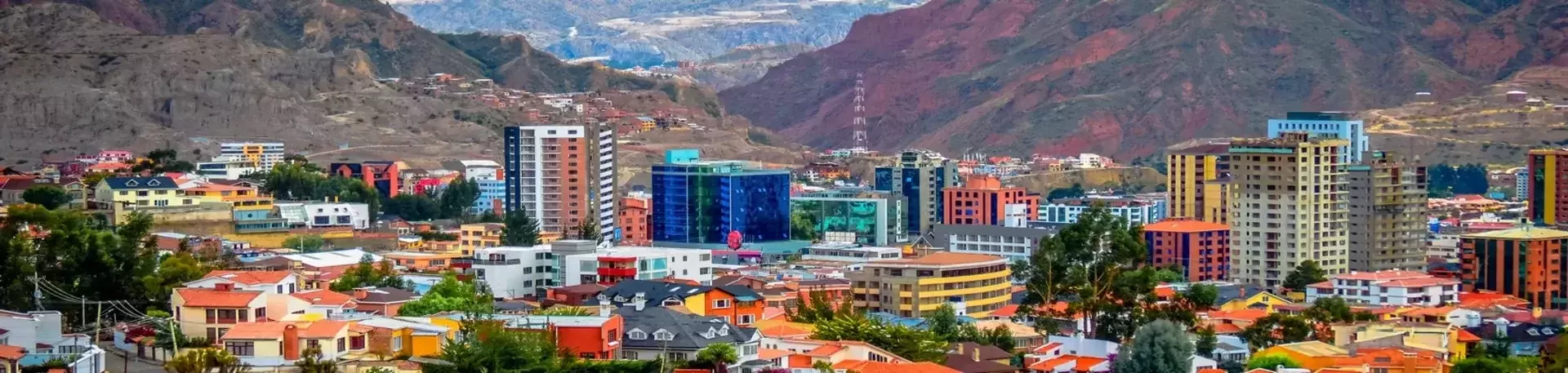 Rondreizen Bolivia, uitzicht over La Paz