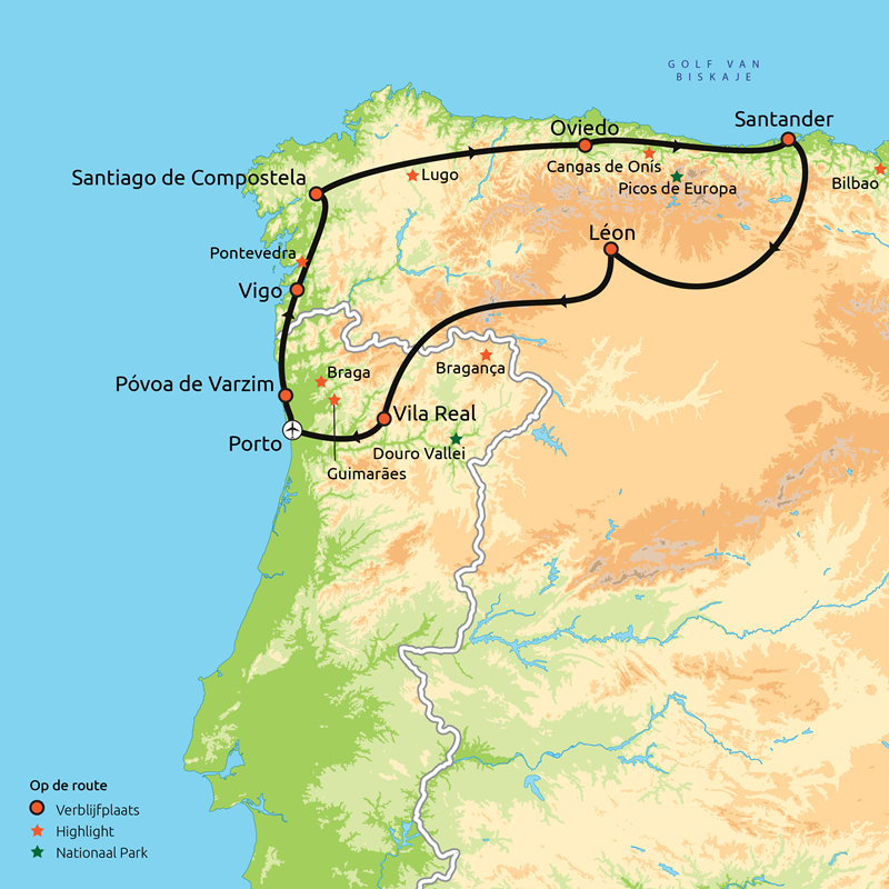 Mooiste van Noord-Portugal & Noord-Spanje