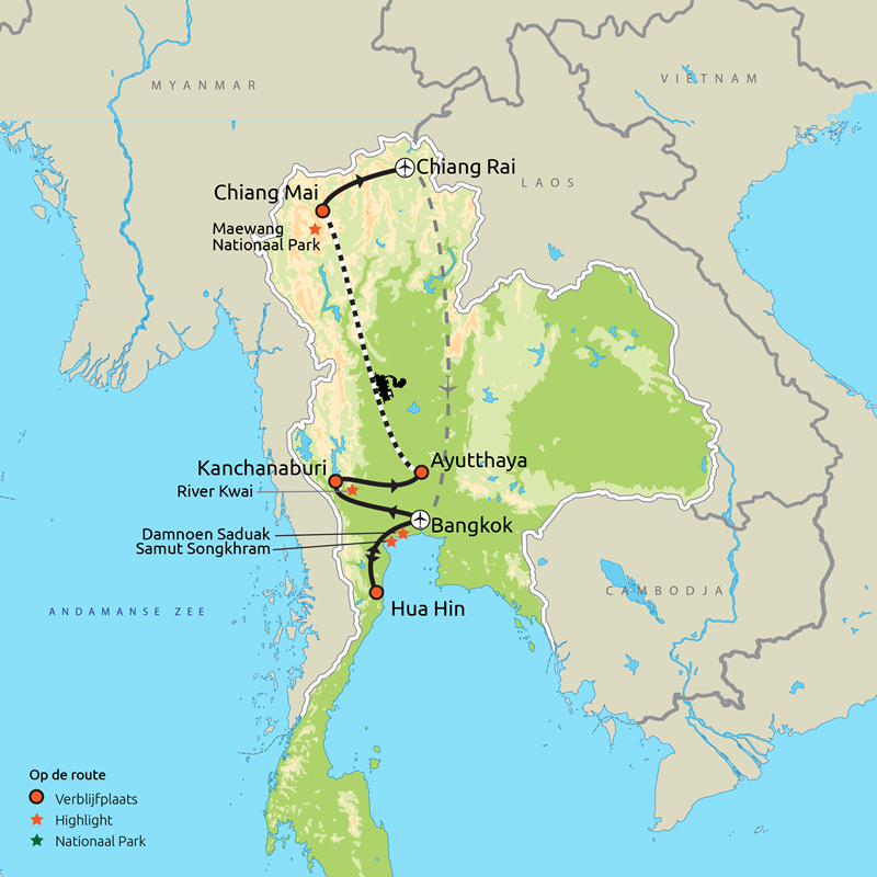 16-daagse Familiegroepsreis Noord-Thailand