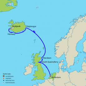Rondreis & Cruise IJsland en Schotland naar Rotterdam