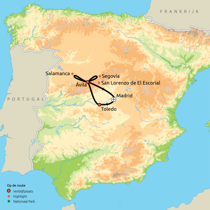 Toledo, Ávila & Madrid