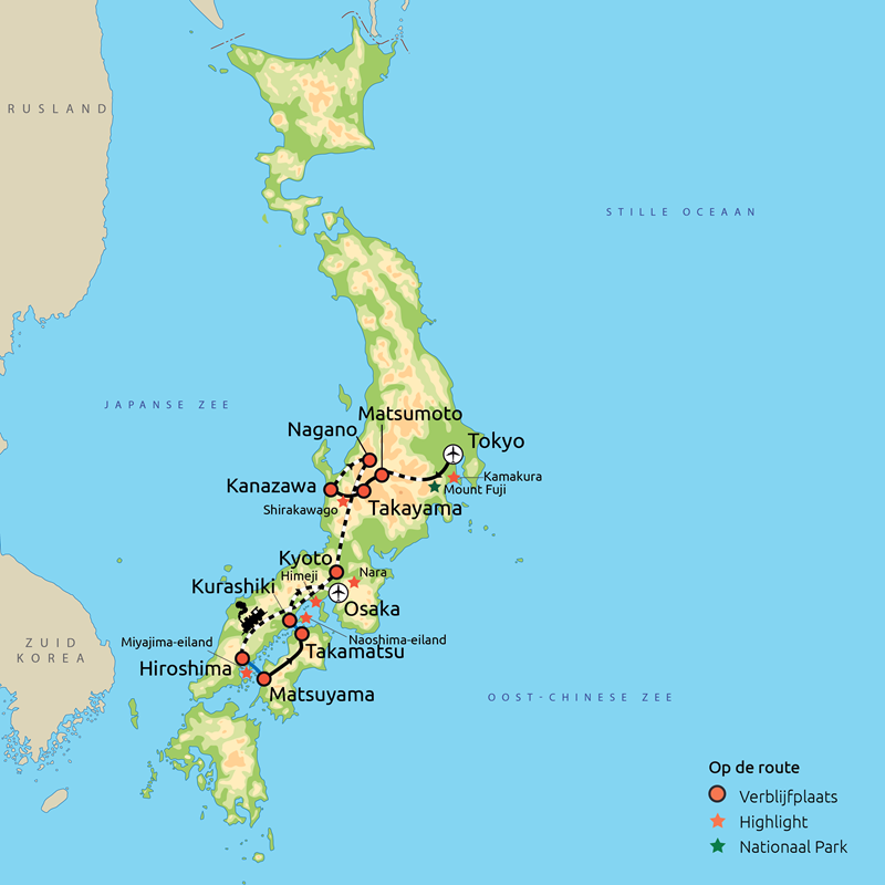 Hoogtepunten van Japan & Shikoku