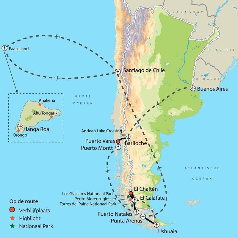 Patagonië & Paaseiland