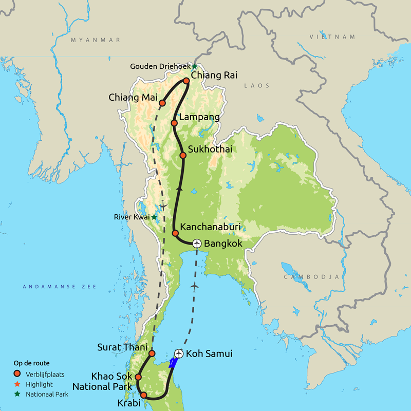 Thailand Compleet incl. Koh Samui