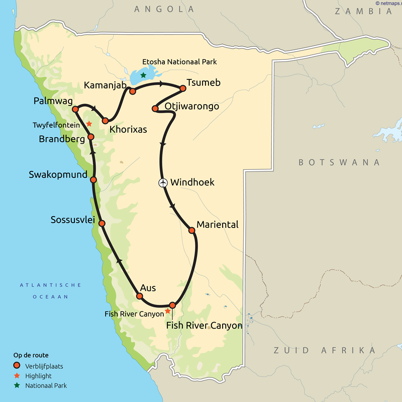 Namibië Compleet