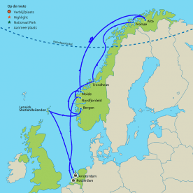 Cruise over de Poolcirkel; Noorwegen en het Noorderlicht