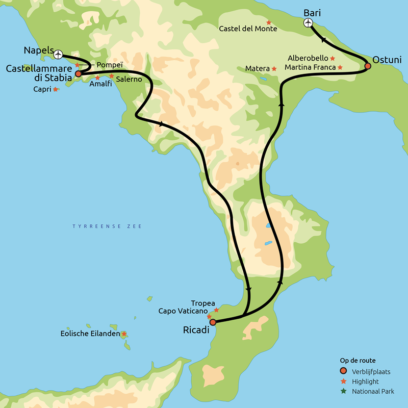 Het Wonderschone Zuid-Italië