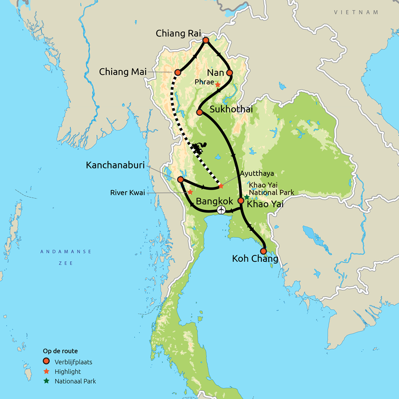 22-daagse Noord-Thailand Compleet