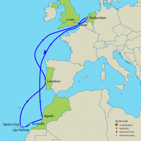 Cruise Marokko, Portugal en de Canarische Eilanden vanaf Rotterdam (2026)