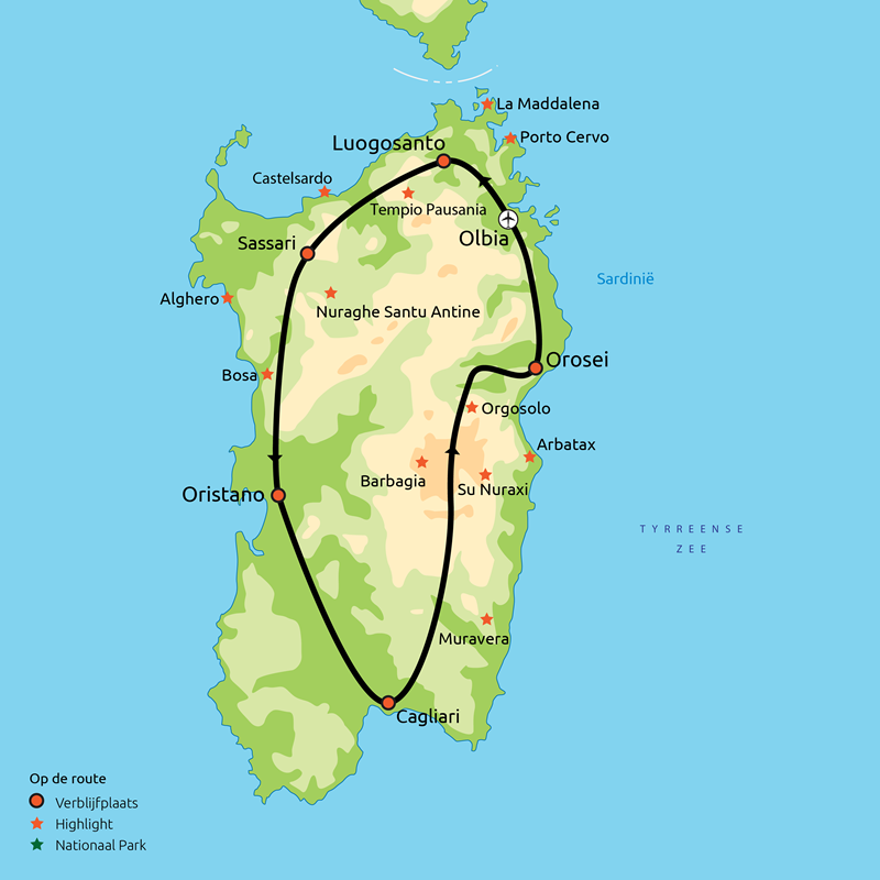 Relaxt door Sardinië