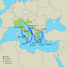 Rondreis & Cruise Middellandse zee van Rome naar Athene