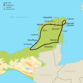 Hoogtepunten van Yucat&aacute;n