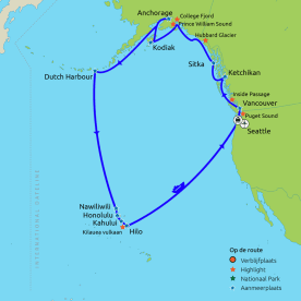 Rondreis & Cruise Alaska en Hawaii