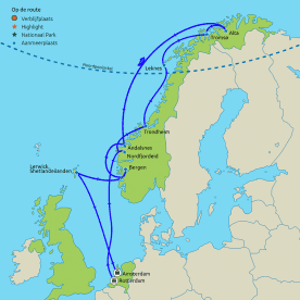 Cruise over de Poolcirkel; Noorwegen en het Noorderlicht