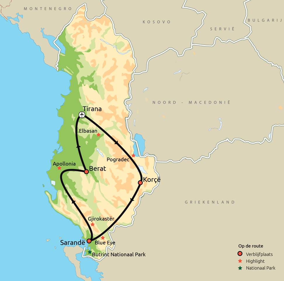 Hoogtepunten van Albanië